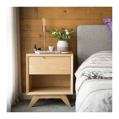 Erika Scandinavian Wooden Bedside Table The Design Edit Melbourne