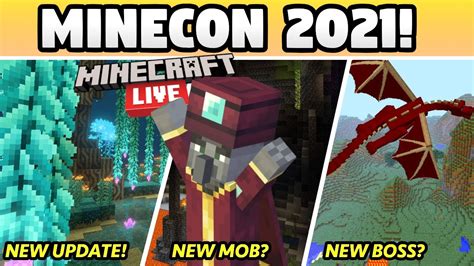 Minecon 2021 What We Know So Far New Update Mob Vote Biome Vote