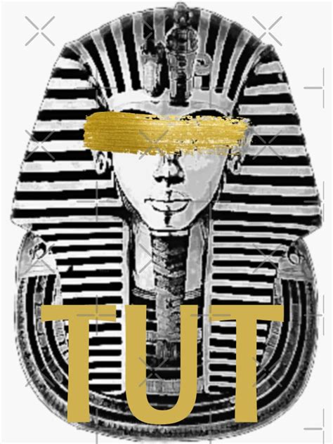 King Tut Tutankhamun Sticker For Sale By Heba44 Redbubble