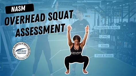 Nasm Overhead Squat Assessment How To Do It And Real World Application Youtube