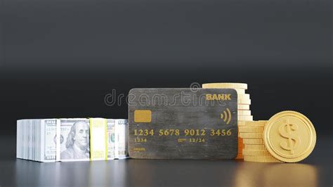 A Pile Of Coins And A Credit Card Online Payments Credit Or Debit