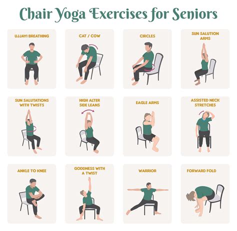 7 Best Images Of Printable Chair Yoga Exercises For Seniors Printable
