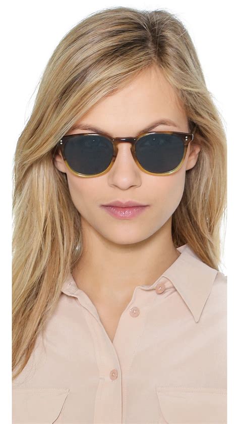 Oliver Peoples Finley Esq Photochromic Sunglasses In Blue Lyst
