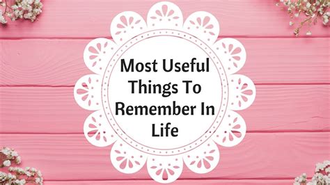 7 Things To Remember In Life Motivational And Inspiration Quotes