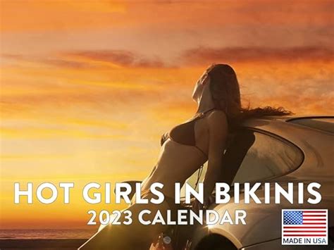 Hot Girl Swimsuit Calendar Monthly Wall Hanging Calendars Sexy