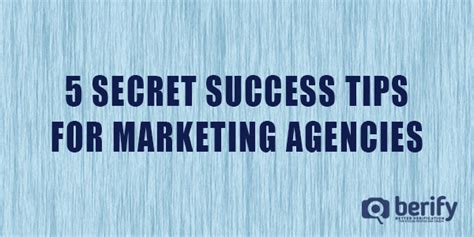 5 Secret Success Tips For Marketing Agencies Reverse