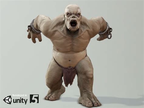 3d Model Troll Vr Ar Low Poly Rigged Animated Cgtrader