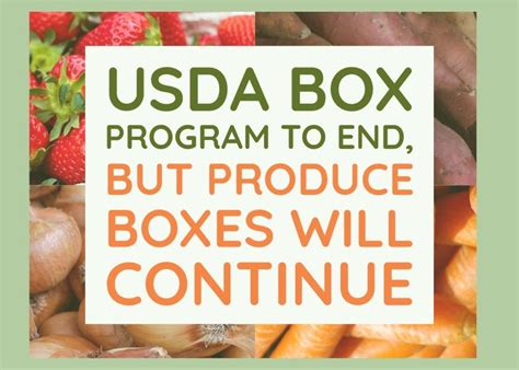 Farmers to families food box program. USDA's Farmers to Families to Food Box Program to end, but ...