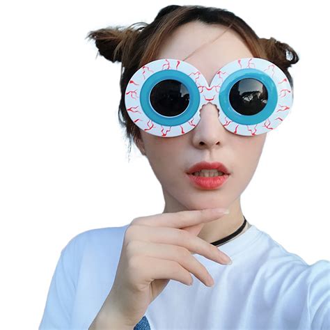 Snowshine Ylw Funny Crazy Fancy Dress Glasses Novelty Costume Party Sunglasses Accessories Free
