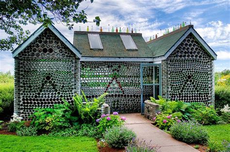10 Amazing Recycled Houses Bottle House Recycled House Bottle Wall