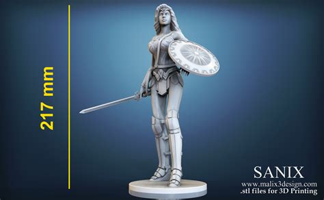 Miracle Woman Stl Files For 3d Printing