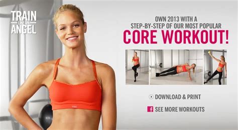 Train Like An Angel With Victoria S Secret Core Workout Musely