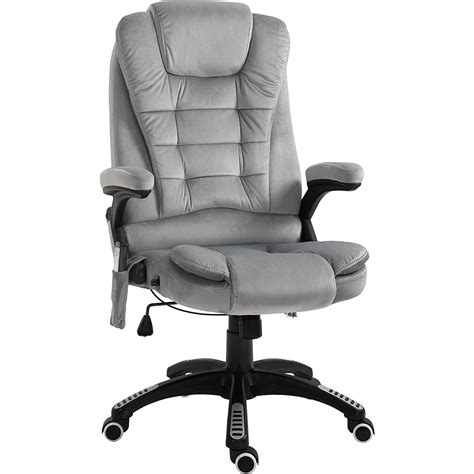 Vinsetto Ergonomic Massage Office Chair High Back Executive Chair With Lumbar Support Armrest