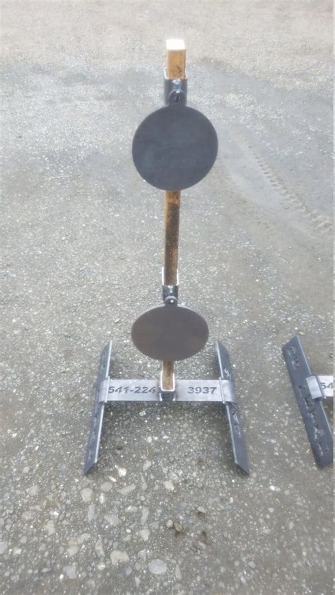 The stand system is super easy to build and inexpensive. Steel Gong Target Stand Bolt Base W/ 2 New Adjustable ...
