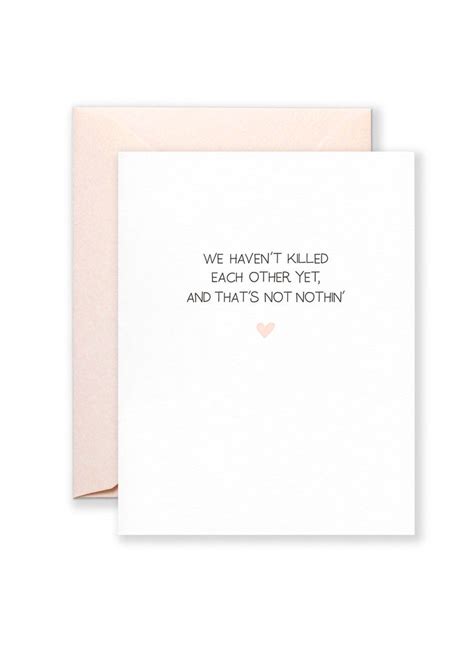 haven t killed each other greeting card lionheart prints