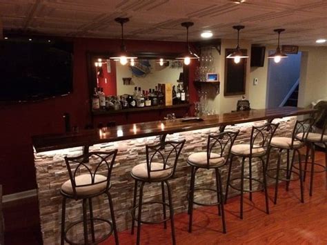 Man Turns Unfinished Basement Into The Ultimate Bar