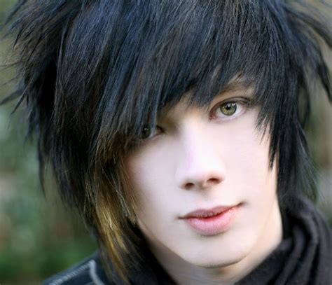 Pin By Nothingnessde13 On Colorful Boys Emo Hairstyles For Guys Emo