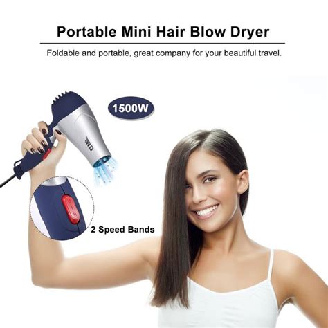1500w portable mini hair blow dryer traveller compact blower foldable dryer hair blow dryer