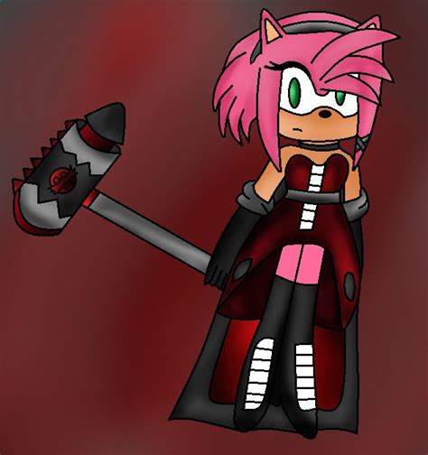 Amy Rose In The Eggman Empire With Triohammer By Epicpinkcandy On