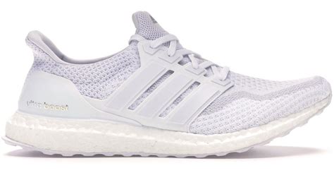 Adidas Ultra Boost 20 Triple White For Men Lyst