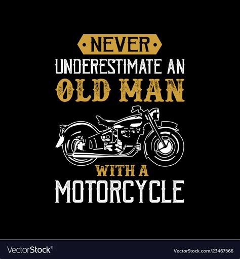 Motorcycle Quote And Saying Good For Print Vector Image