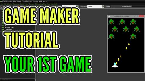 Game Maker Tutorial Creating Your First Game Project Files Youtube