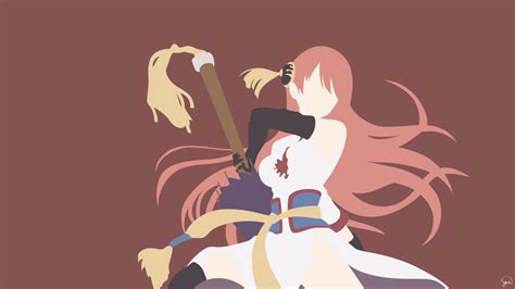 Future Kagura Gintama Minimalist Wallpaper By