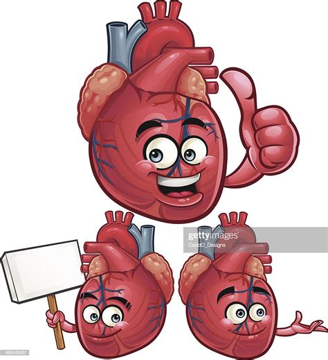 Human Heart Cartoon Set C High Res Vector Graphic Getty Images