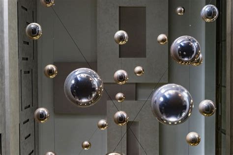 Low Angle View Of The Silver Metal Shiny Balls Hanging Fro Flickr