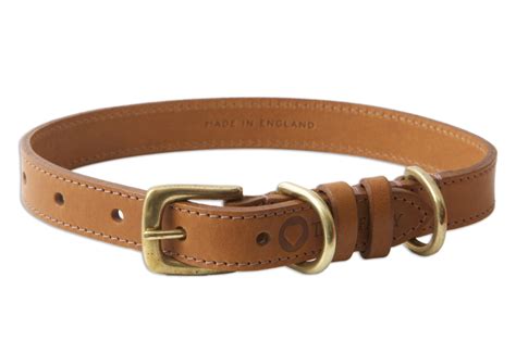 Explore leather cat collars on newchic at wholesale price. Kensington Leather Dog Collar - Light Brown | Tagiffany