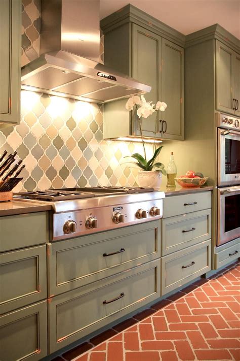 10 Rustic Sage Green Kitchen Cabinets