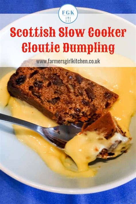 Slow Cooker Scottish Cloutie Dumpling Farmersgirl Kitchen
