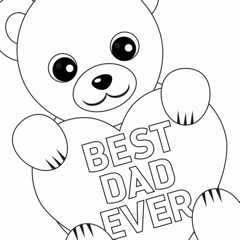 Free Printable Fathers Day Coloring Card And Page Fathers Day