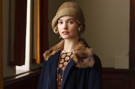 Downton Abbey Creators Explain Lily James Absence From The Film Lily James Downton Abbey