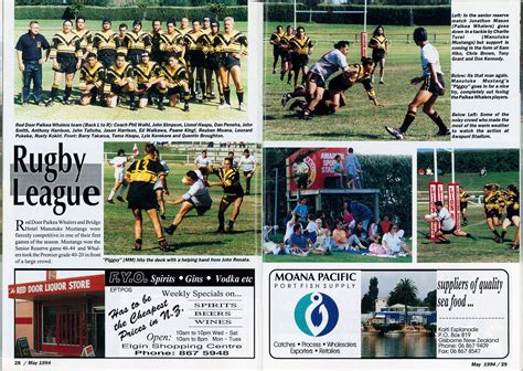 Rugby League Gisborne Photo News Vol 12 May 1 1994