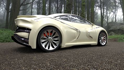 3d Visualization The Concept Car Lada Iksrey Hybrid