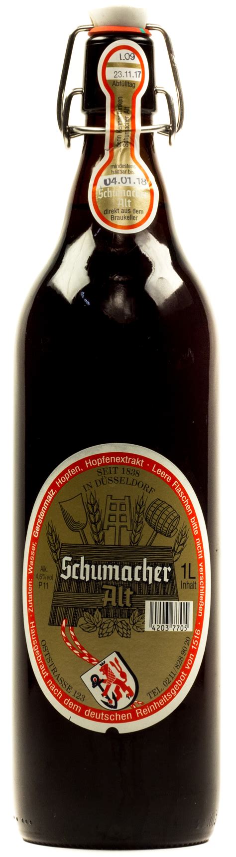 Schumacher is one of the famous altbier breweries in düsseldorf. Altbier - Schumacher Alt Bügel 1 l Glas Mehrweg - Ihr ...