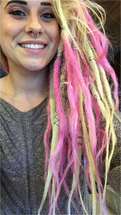 Pink Dreadlocks Bleached Out The Purplespiritualtattoos Click For
