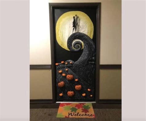 Nightmare Before Christmas Door Decoration 14 Steps Instructables