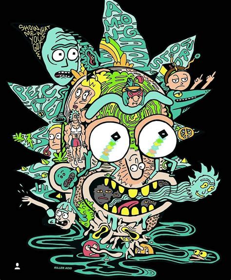 You will have a wallpaper that suits your needs and. Weed Rick And Morty Background - Nowthis weed posted an ...