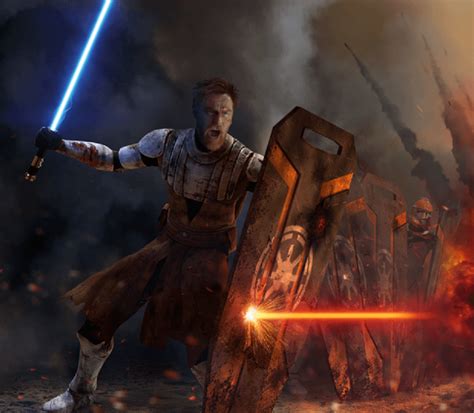 Friendly Reminder That A Battle Damaged Clone Wars Obi Wan Would Indeed