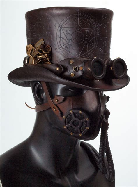Steampunk Leather Tophat By Valimaa On Deviantart