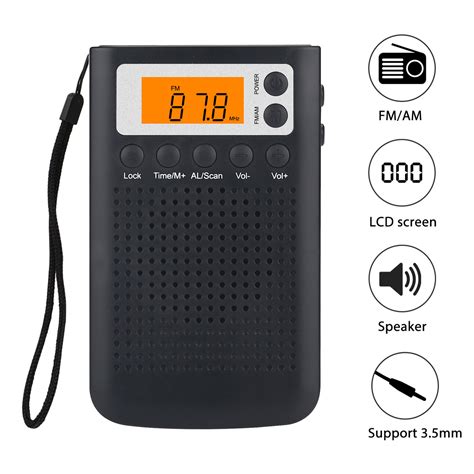 TSV Portable AM FM Pocket Radio - Best Reception and Longest Lasting ...