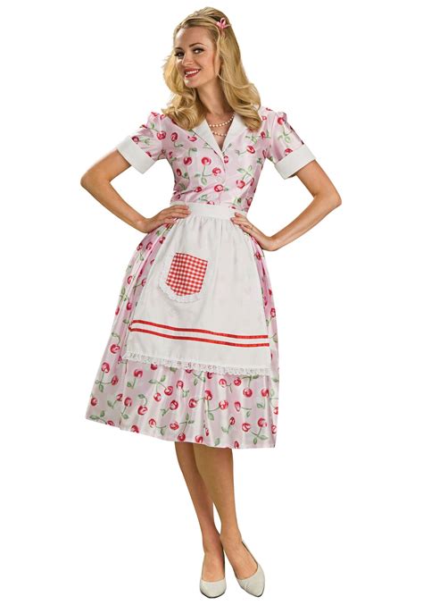 S Housewife Costume Housewife Costume Housewife Dress Costumes