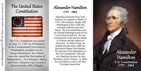 Hamilton Alexander United States Constitution