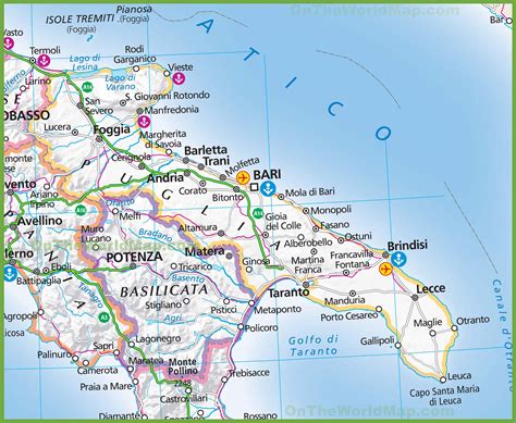 La Cartina Della Puglia Con Mappa Delle Varie Subregioni Della Puglia Porn Sex Picture