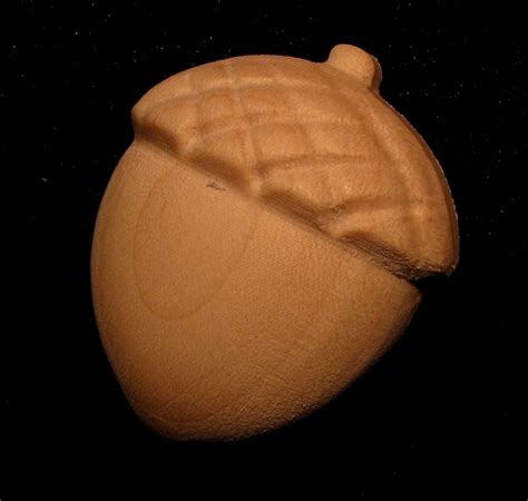 Wood Carved Onlay Acorn Carving Onlay Leaf Collection