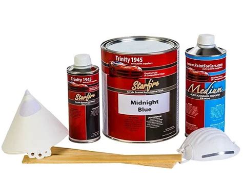 Midnight Blue Acrylic Enamel Automotive Paint Kit