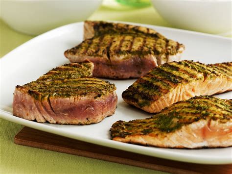 Grilled Fish Steaks Recipe Eat Smarter Usa