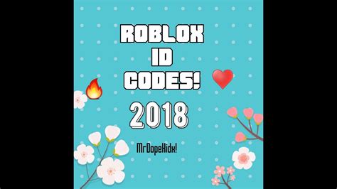 2018 Roblox Id Codes All New Doovi